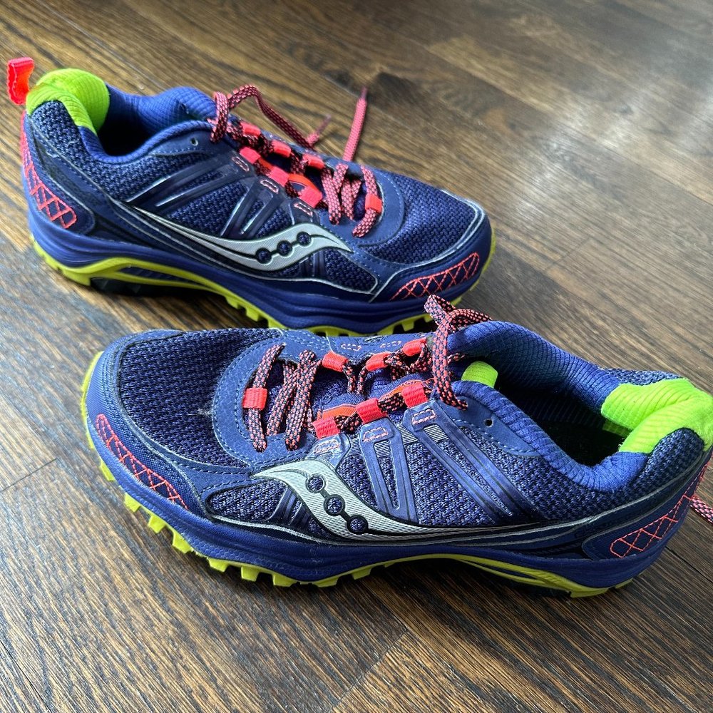 Saucony Running Shoes - Purple & Neon - Women's Size 6 - Never Worn